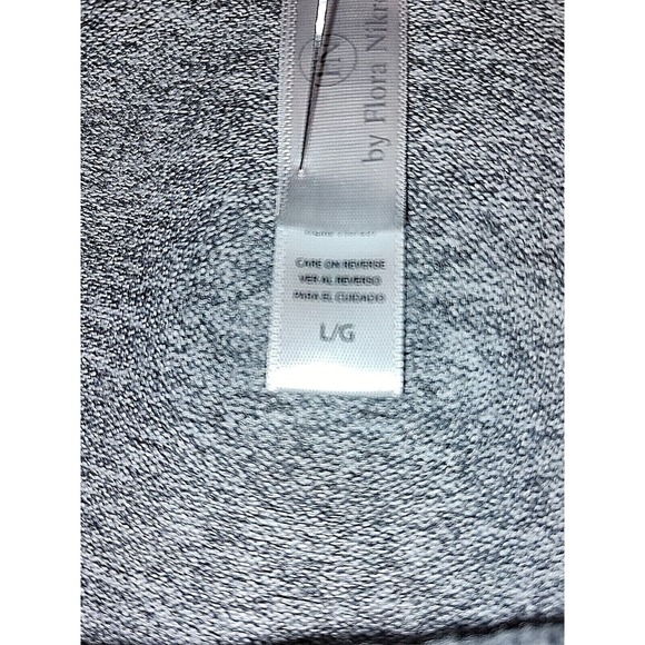 Flora Nikrooz pullover shirt with lace on sleeves Grey pajama top ONLY Size L - Picture 8 of 10